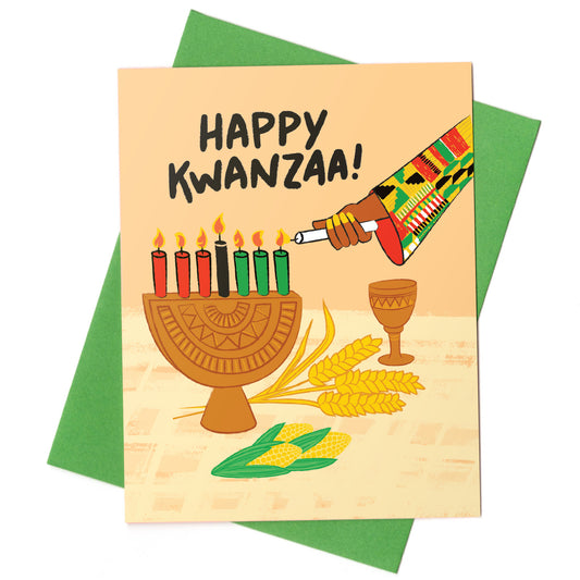 Happy Kwanzaa Table Card
