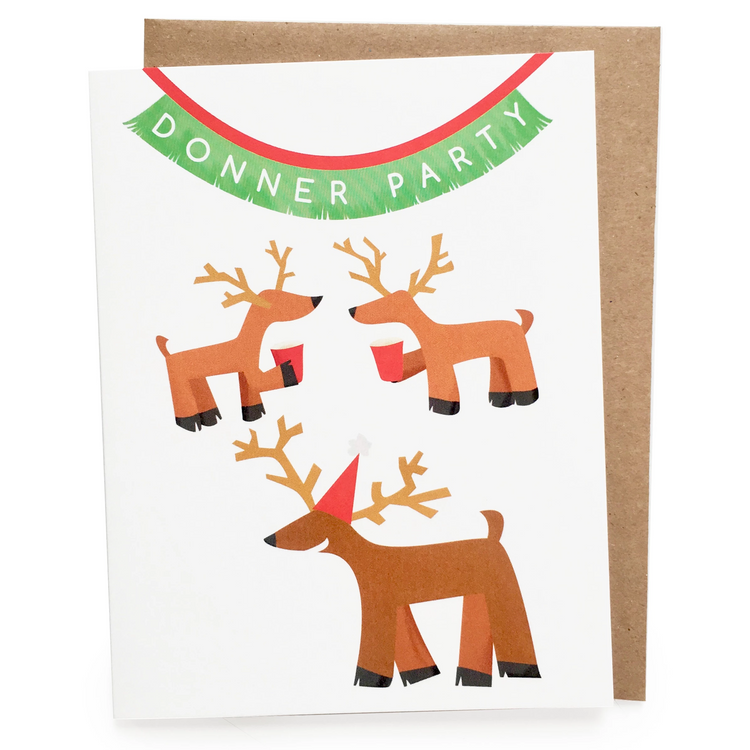 Donner Party Christmas Card