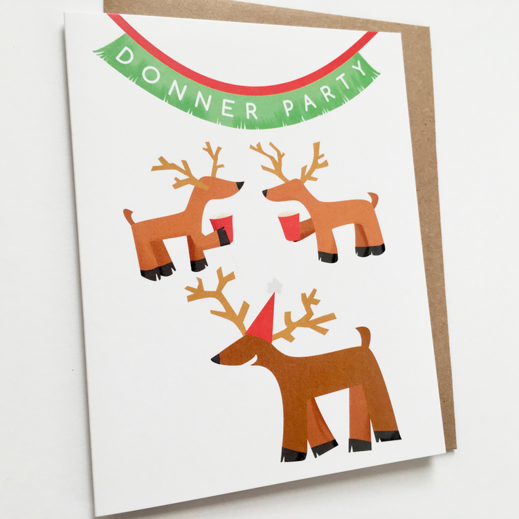 Donner Party Christmas Card