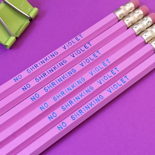 NO SHRINKING VIOLET Pencil Set