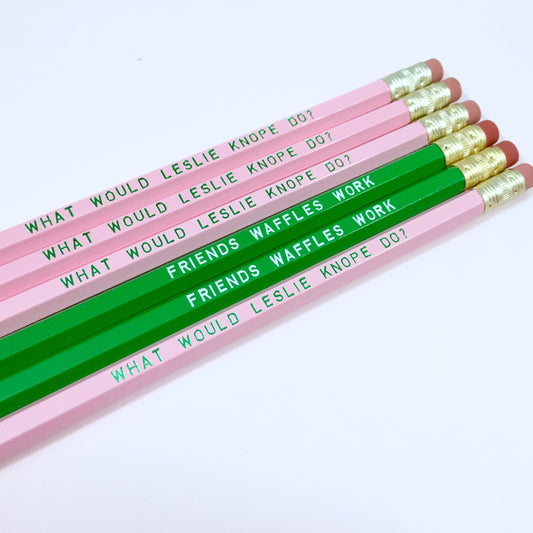 For Parks and Rec Fans Pencil Set
