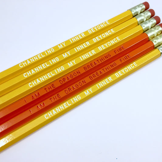 Beyonce Fan Pencil Set