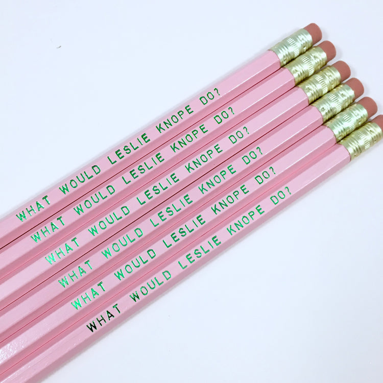 WHAT WOULD LESLIE KNOPE DO? Pencil Set