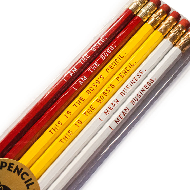 For the Boss Pencil Set
