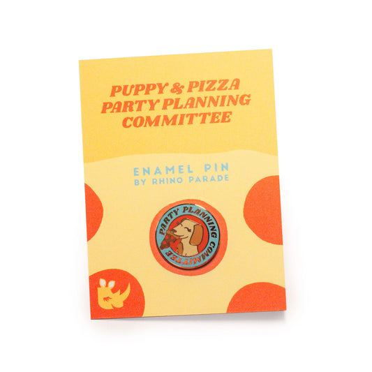 Pizza Party Planning Comittee Pin