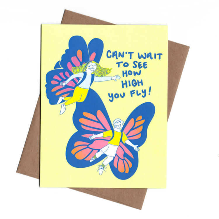 See You Fly Butterfly Card